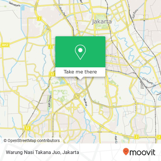 Warung Nasi Takana Juo, Jalan Karet Pasar Baru Barat 5 Tanah Abang Jakarta 10220 map