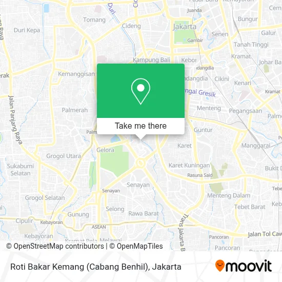 Roti Bakar Kemang (Cabang Benhil) map