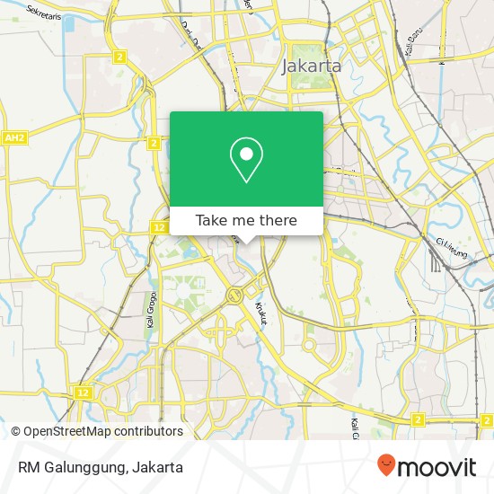 RM Galunggung, Jalan Karet Pasar Baru5 Tanah Abang Jakarta 10220 map