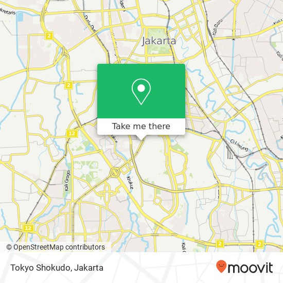 Tokyo Shokudo, Tanah Abang Jakarta Pusat 10220 map