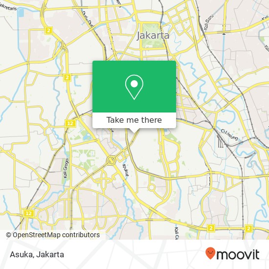 Asuka, Tanah Abang Jakarta Pusat 10220 map