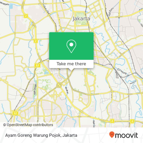 Ayam Goreng Warung Pojok, Jalan Jend. Sudirman 50 Tanah Abang Jakarta 10220 map