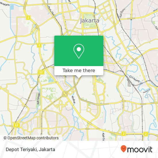 Depot Teriyaki, Tanah Abang Jakarta Pusat 10220 map