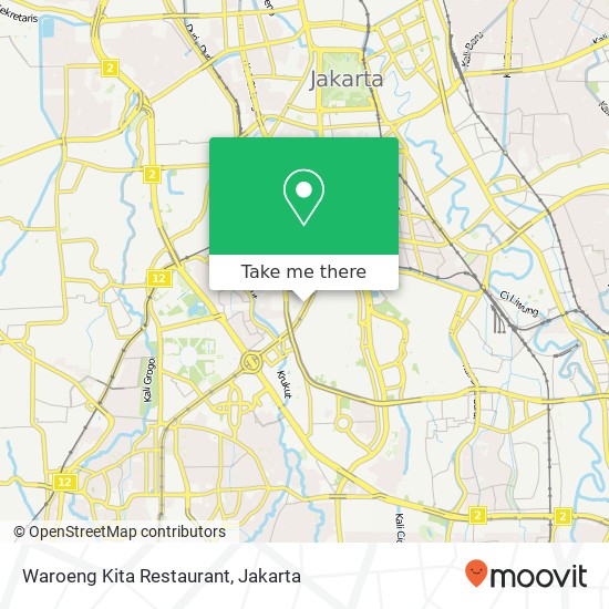 Waroeng Kita Restaurant, Tanah Abang Jakarta Pusat 10220 map