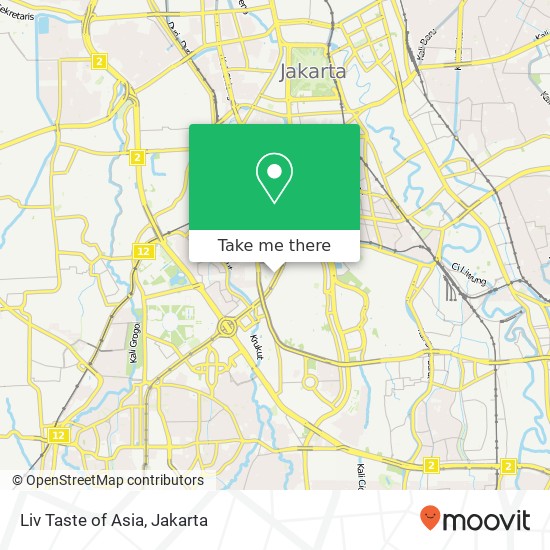 Liv Taste of Asia, Tanah Abang Jakarta Pusat 10220 map
