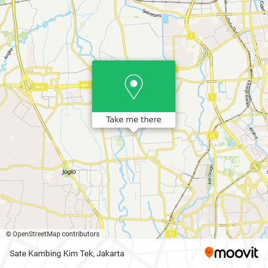 Sate Kambing Kim Tek map