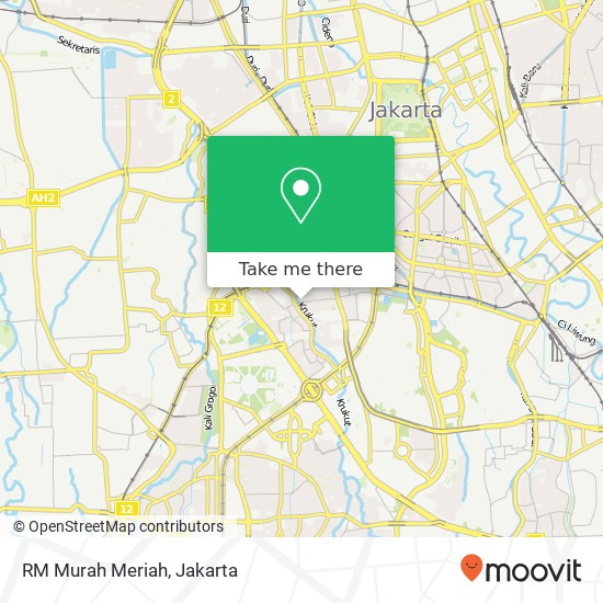 RM Murah Meriah, Jalan Karet Pasar Baru Barat Tanah Abang 10220 map