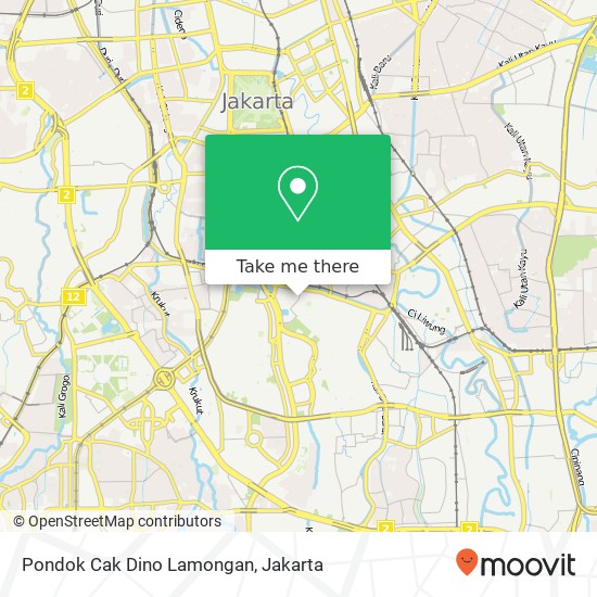 Pondok Cak Dino Lamongan, Setiabudi Jakarta 12980 map