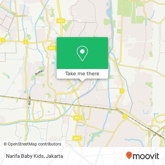 Narifa Baby Kids, Jalan Pulogebang Cakung Jakarta 13950 map