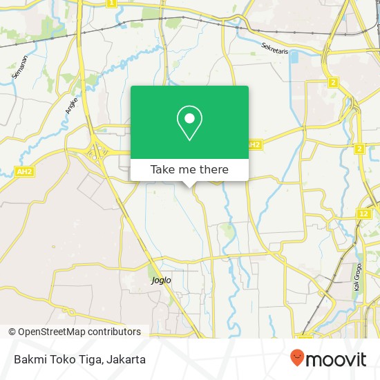 Bakmi Toko Tiga, Kembangan Jakarta Barat 11630 map