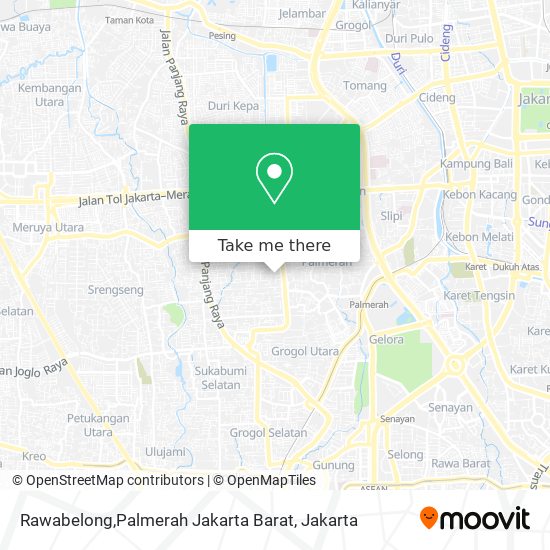Rawabelong,Palmerah Jakarta Barat map