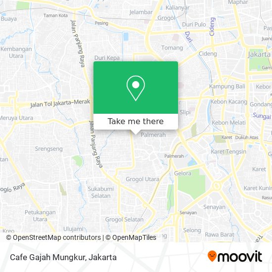 Cafe Gajah Mungkur map