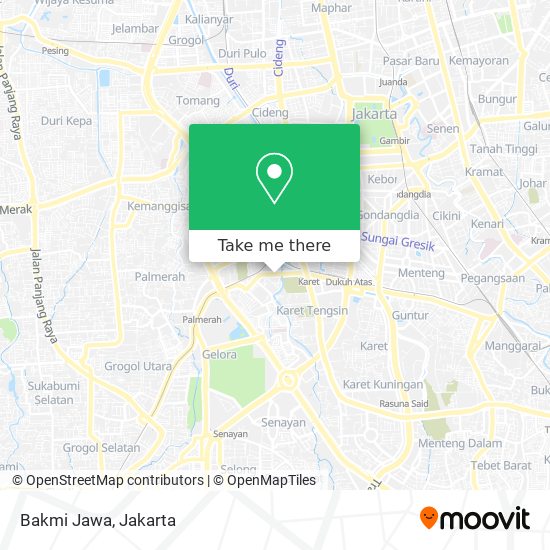 Bakmi Jawa map