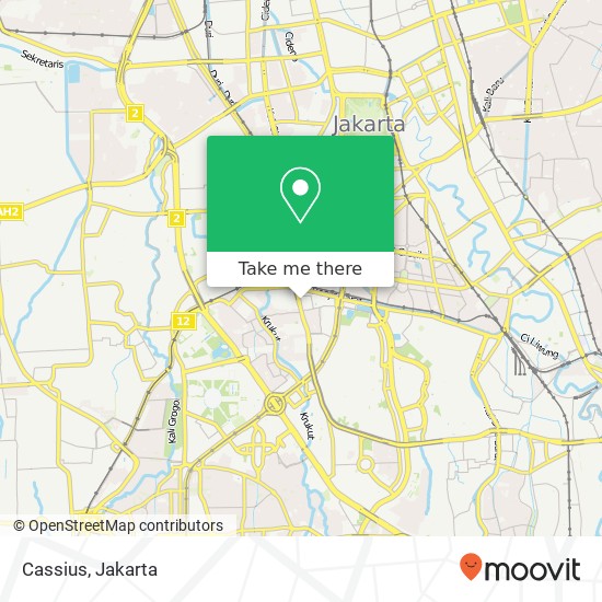 Cassius, Tanah Abang Jakarta Pusat 10220 map