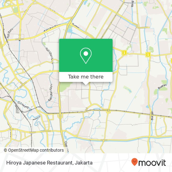 Hiroya Japanese Restaurant, Jalan Anggrek 33 Pulogadung Jakarta Timur 13220 map