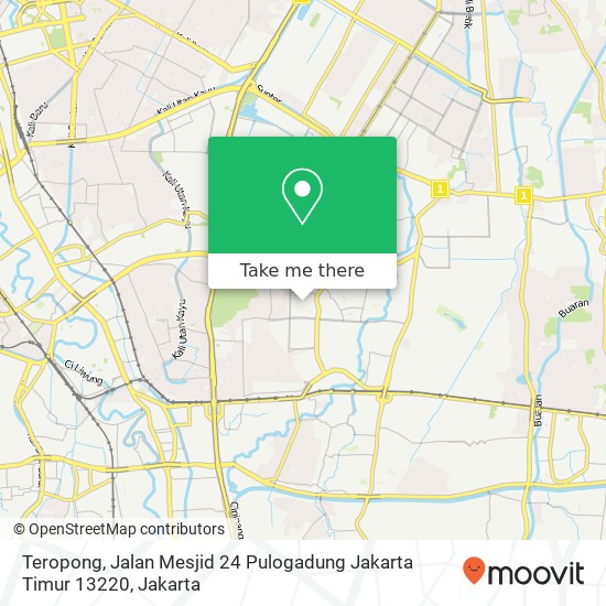 Teropong, Jalan Mesjid 24 Pulogadung Jakarta Timur 13220 map