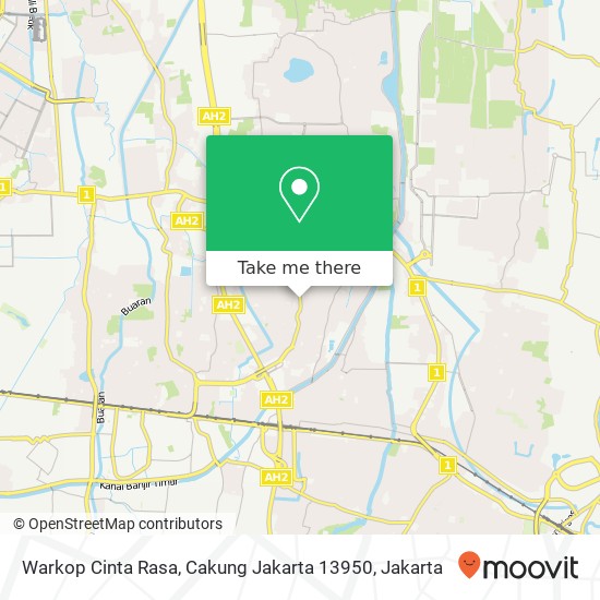 Warkop Cinta Rasa, Cakung Jakarta 13950 map