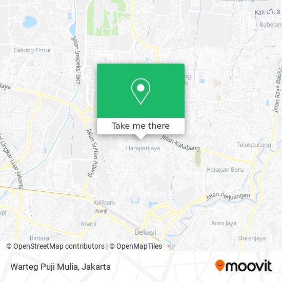 Warteg Puji Mulia map