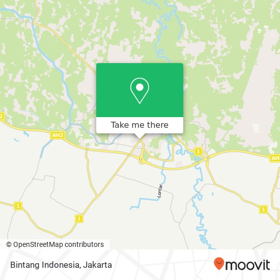 Bintang Indonesia map