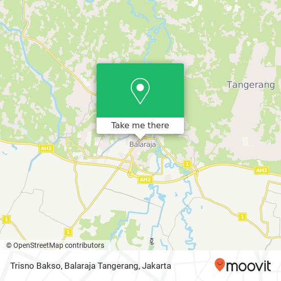 Trisno Bakso, Balaraja Tangerang map