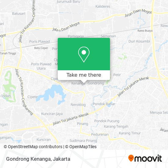 Gondrong Kenanga map