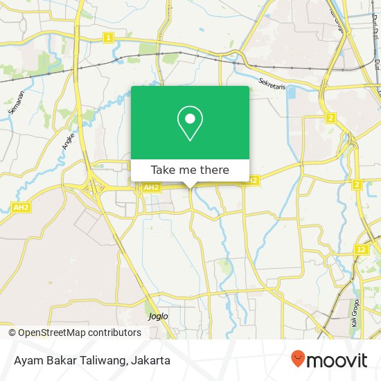 Ayam Bakar Taliwang, Jalan Raya Perjuangan Kembangan Jakarta 11620 map