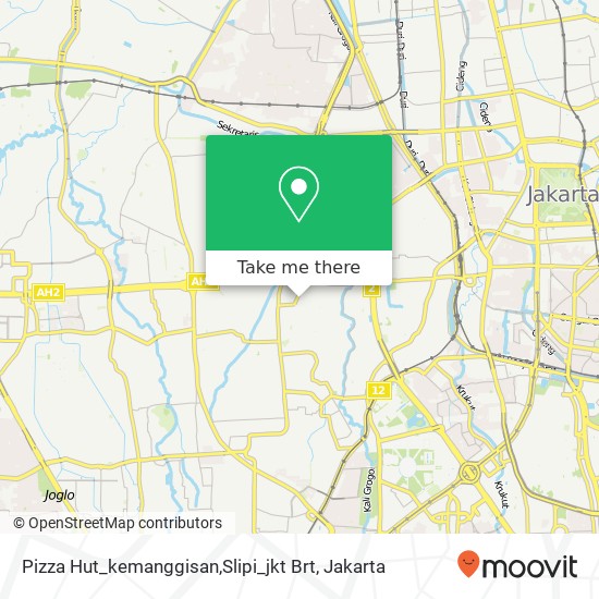 Pizza Hut_kemanggisan,Slipi_jkt Brt, Jalan Kemanggisan Raya 37 Palmerah Jakarta Barat 11480 map