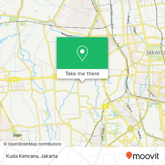 Kuda Kencana, Jalan Kemanggisan Raya Palmerah Jakarta 11480 map