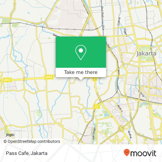 Pass Cafe, Jalan Kemanggisan Utama 5 Palmerah Jakarta Barat 11480 map