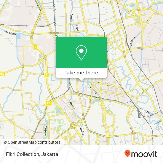 Fikri Collection, Jalan Kebon Kacang Raya Tanah Abang Jakarta 10230 map