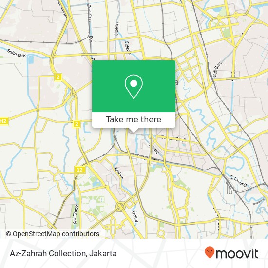 Az-Zahrah Collection, Jalan M. H. Thamrin Boulevard Tanah Abang Jakarta 10230 map