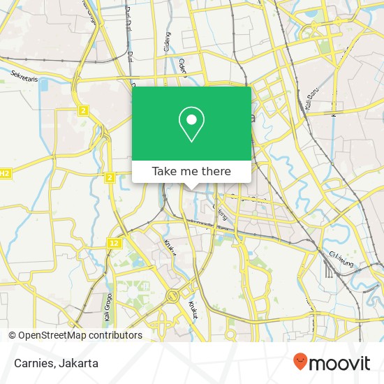 Carnies, Jalan M. H. Thamrin Boulevard Tanah Abang Jakarta 10230 map