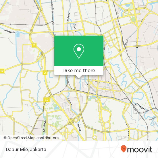 Dapur Mie, Tanah Abang Jakarta Pusat 10230 map