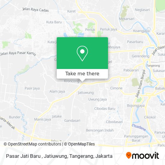 Pasar Jati Baru , Jatiuwung, Tangerang map