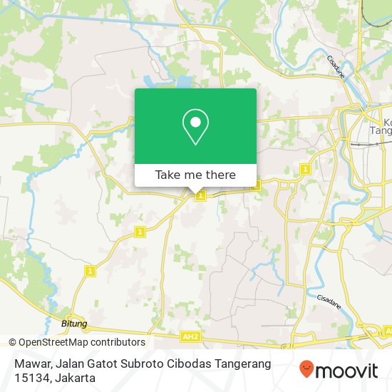 Mawar, Jalan Gatot Subroto Cibodas Tangerang 15134 map