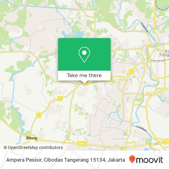 Ampera Pesisir, Cibodas Tangerang 15134 map