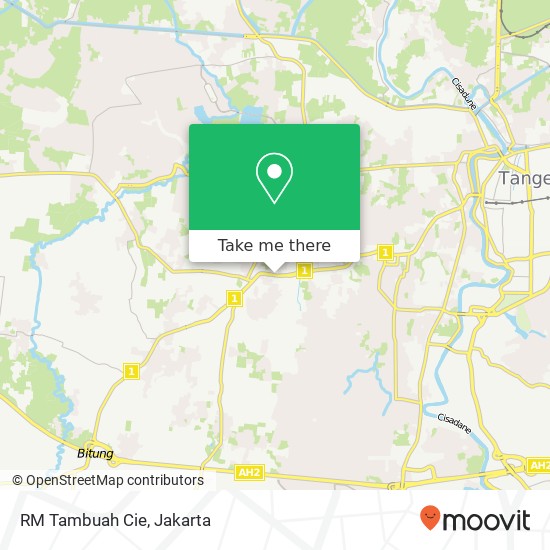 RM Tambuah Cie, Jalan Gatot Subroto Periuk Tangerang 15132 map