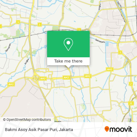 Bakmi Asoy Asik Pasar Puri map