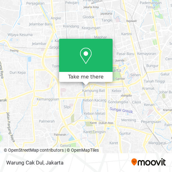 Warung Cak Dul map