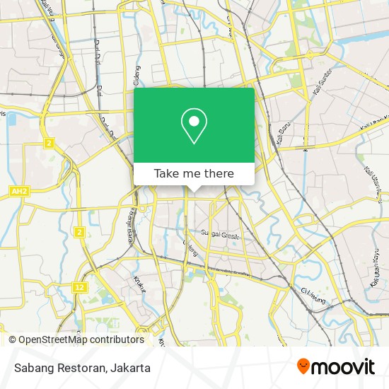 Sabang Restoran map