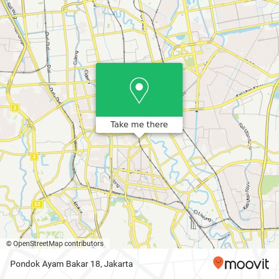 Pondok Ayam Bakar 18, Jalan K. H. Wahid Hasyim 18 Menteng Jakarta 10340 map