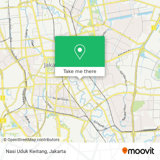 Nasi Uduk Kwitang map