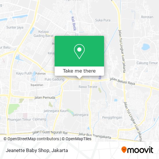 Jeanette Baby Shop map