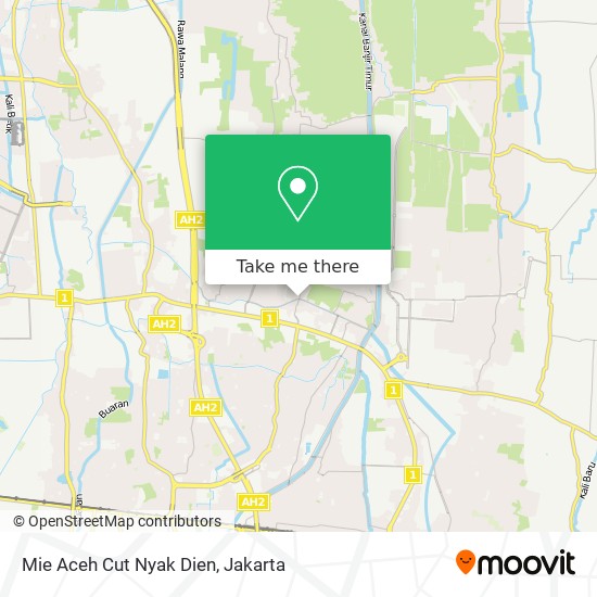 Mie Aceh Cut Nyak Dien map