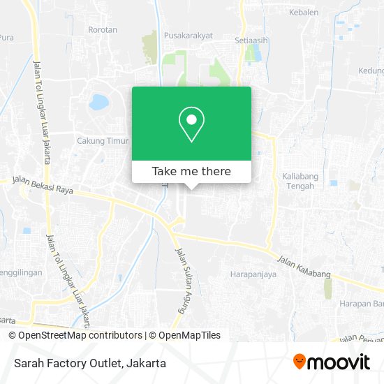 Sarah Factory Outlet map