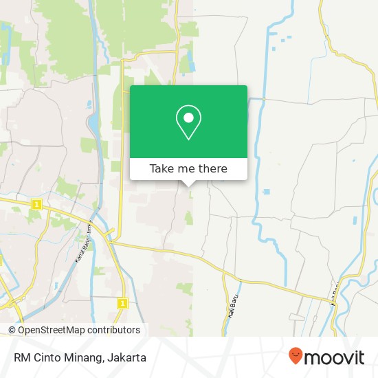 RM Cinto Minang, Jalan Taman Harapan Baru Medan Satria Bekasi 17125 map