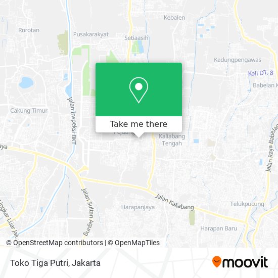 Toko Tiga Putri map