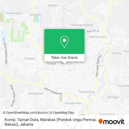 Komp. Taman Duta, Marakas (Pondok Ungu Permai, Bekasi) map