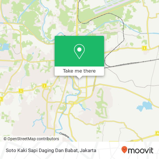 Soto Kaki Sapi Daging Dan Babat, Tangerang Tangerang Kota 15111 map