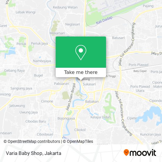 Varia Baby Shop map